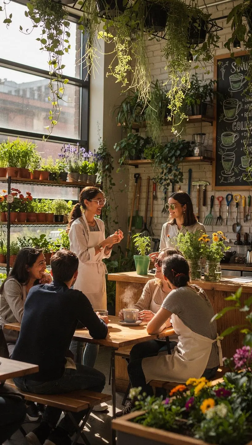 Sustainable urban gardening materials for indoor setups.